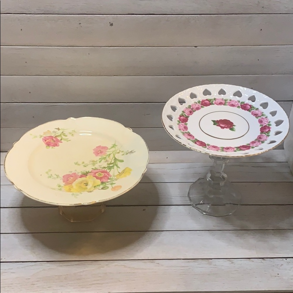 Vintage serving plates